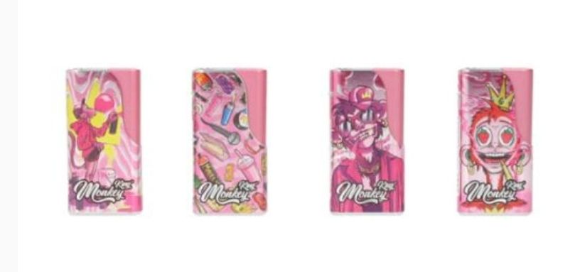 Aansteker Monkey King Jet Metal Pink
