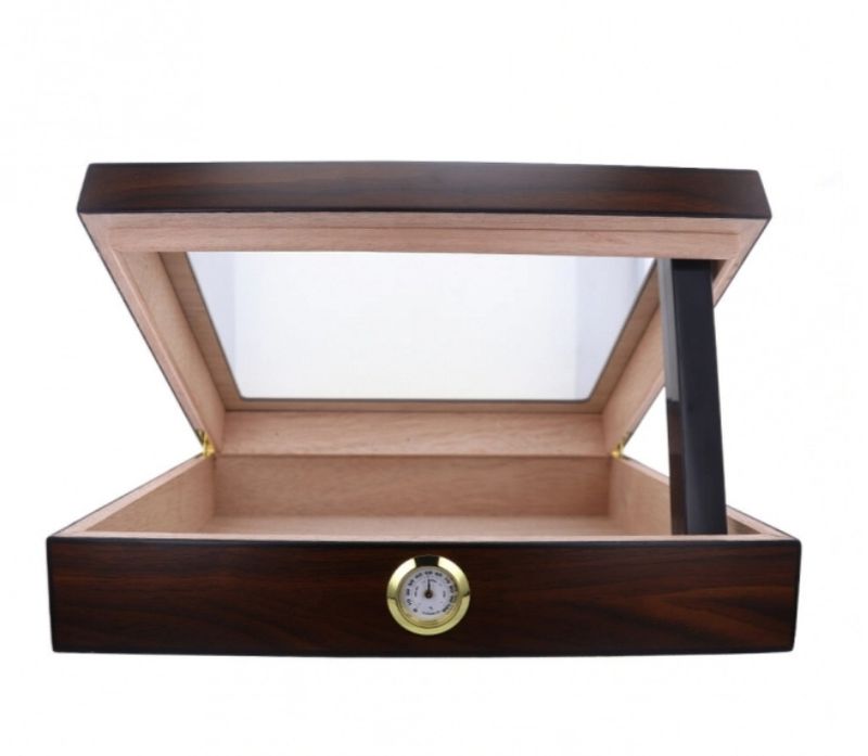 Humidor - Walnut - 260x220x67mm - Bookwill