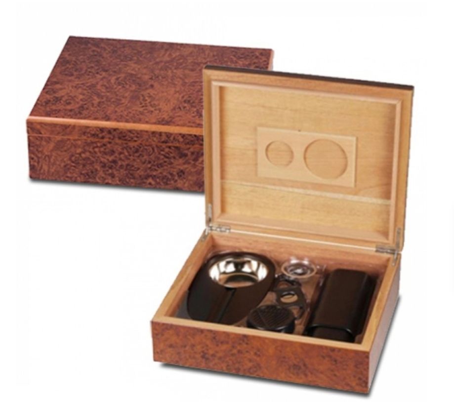 Humidor - Giftset - Burley - 260x225x085mm - Bookwill