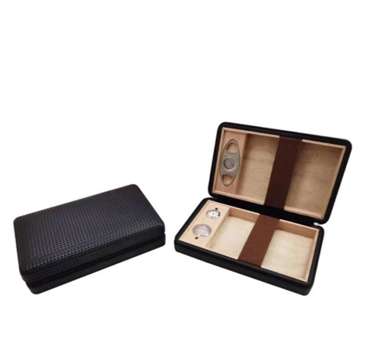 Reis Humidor - Zwart PU - 235x152x62mm - Bookwill