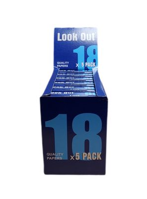 Look out vloei 5 pack Display (18 stuks)