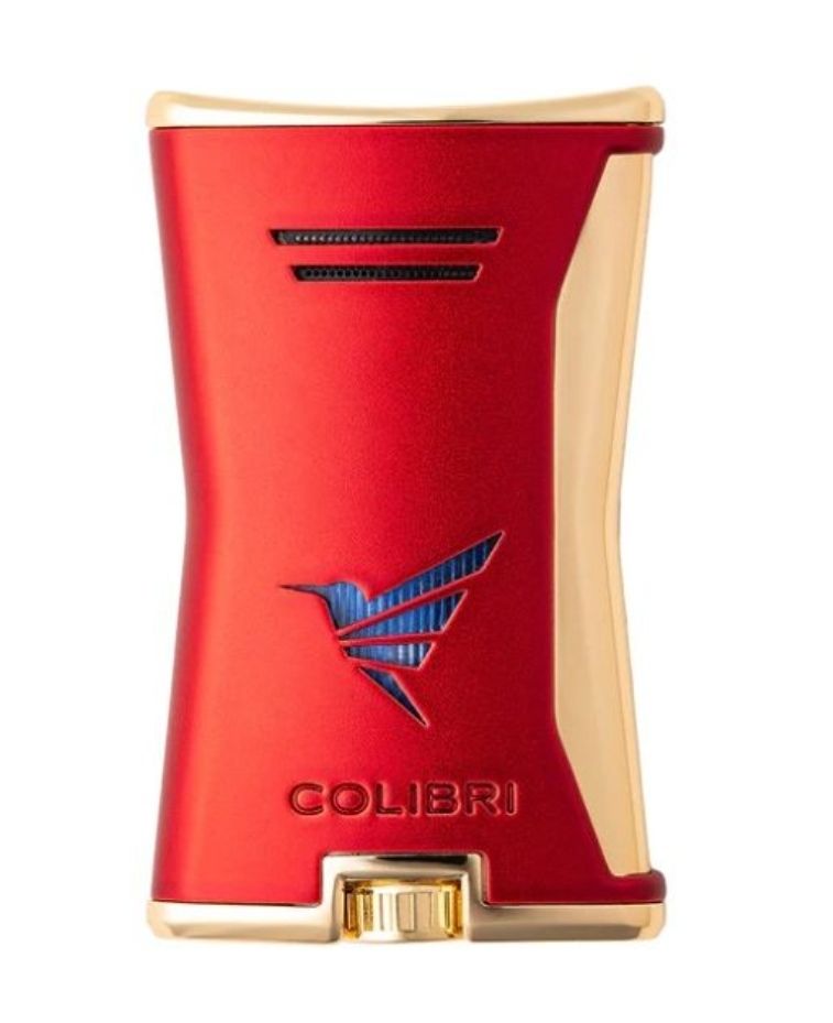 Colibri aansteker Single Jetflame Slim Red/Gold
