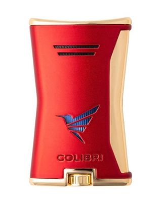 Colibri aansteker Single Jetflame Slim Red/Gold