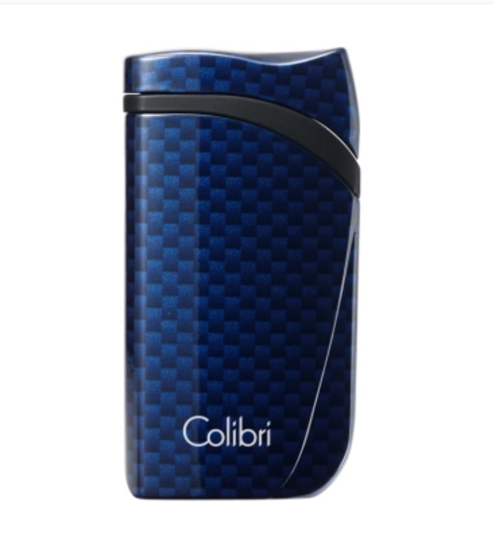 Colibri aansteker Single Flame Falcon Carbon Fiber Blue