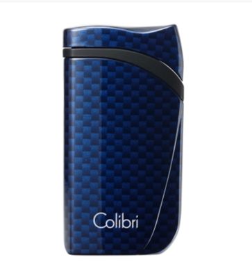 Colibri aansteker Single Flame Falcon Carbon Fiber Blue