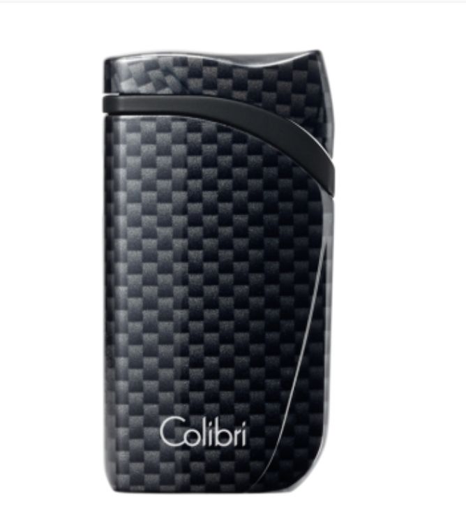Colibri aansteker Single Flame Falcon Carbon Fiber Black