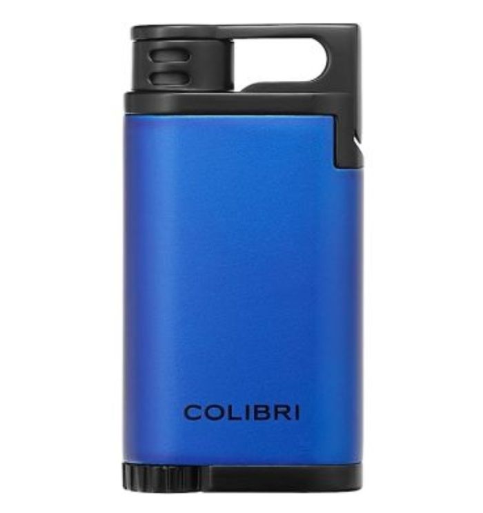Colibri aansteker Single JetFlame Belmont Metallic Blue/Black