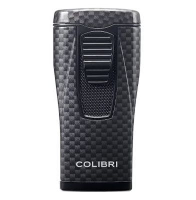 Colibri aansteker Triple Flame Monaco Carbon Fiber Black