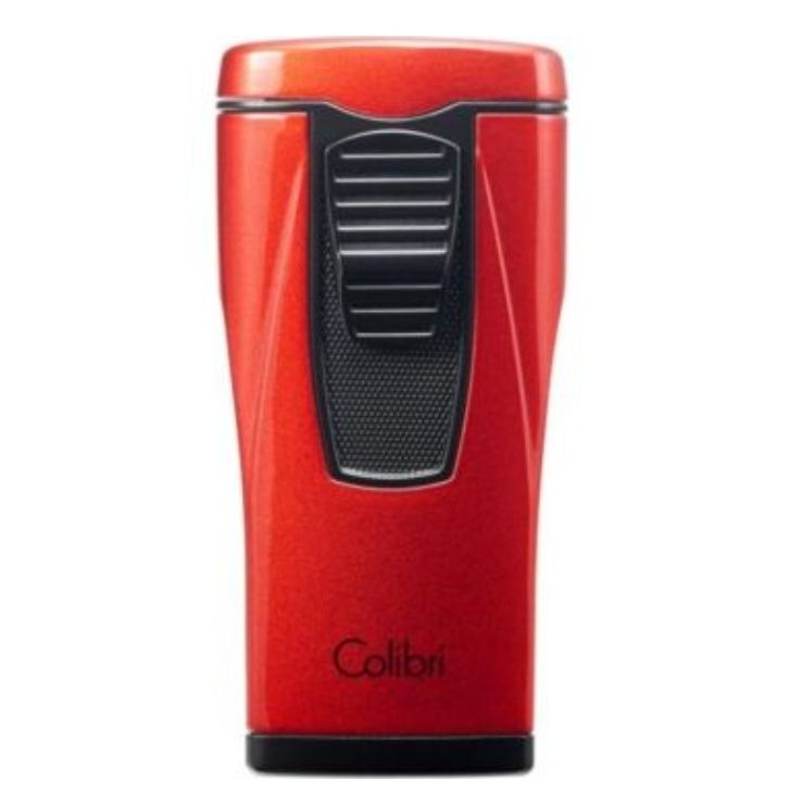 Colibri aansteker Triple Flame Monaco Metallic Red