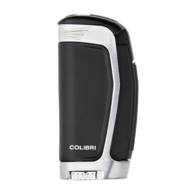 Colibri aansteker E3 Tripple jet Black/Chrome