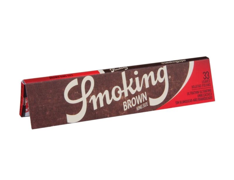 Smoking vloei Brown King Slim Size