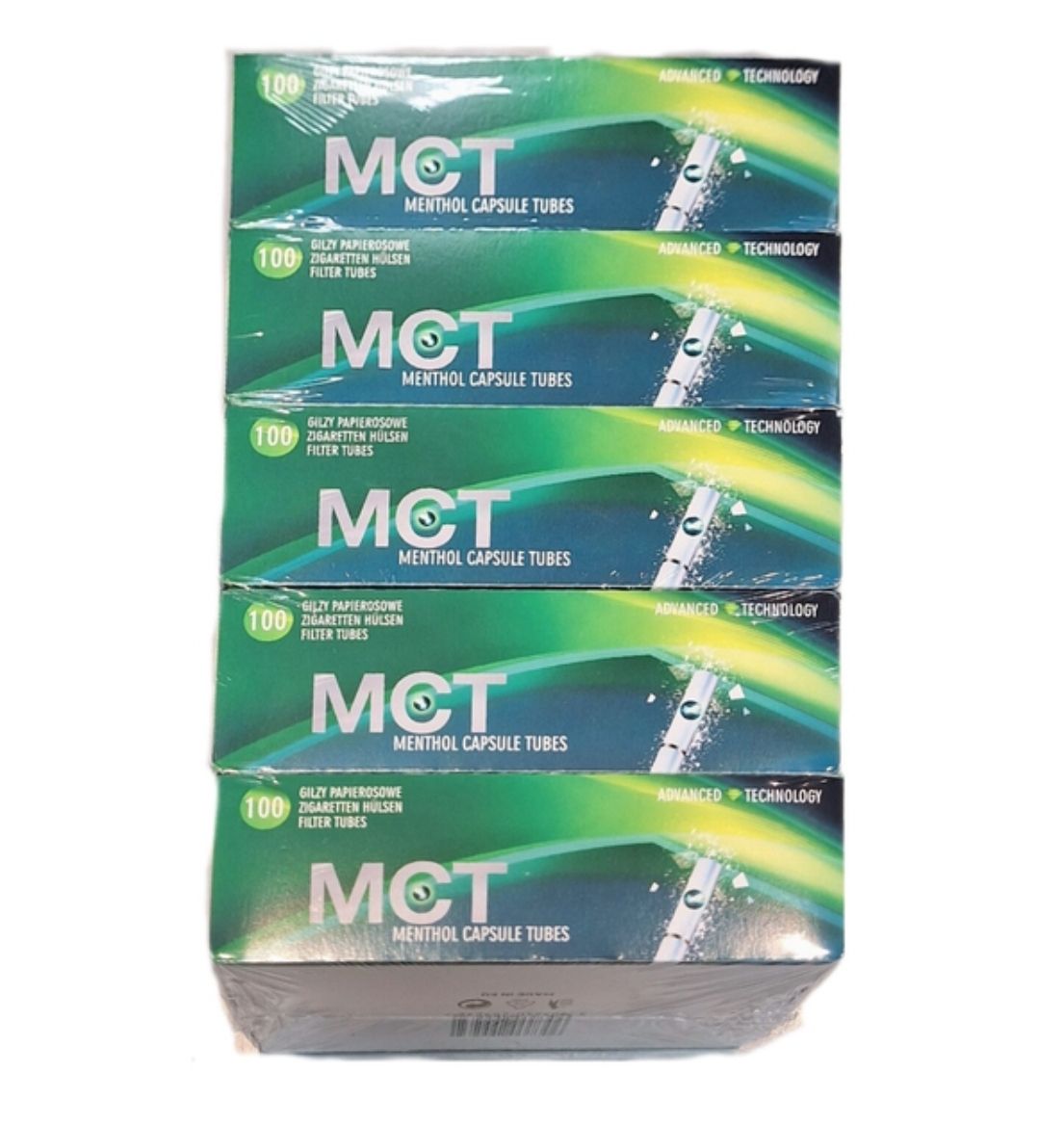 MCT click filterhulzen (5x100 stuks)