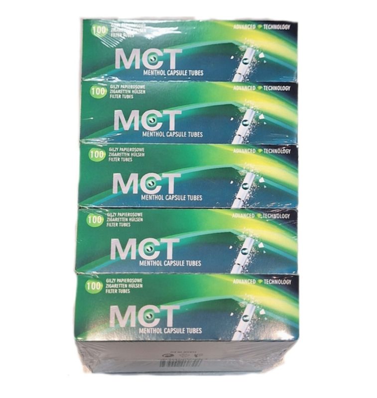 MCT click filterhulzen (5x100 stuks)