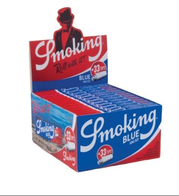 Smoking vloei Blue King Size 2-In-1 display 24 stuks