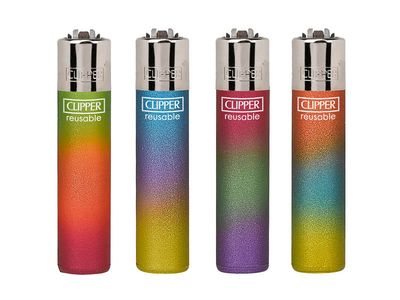 Clipper aansteker - Triple Gradient - CP11 (4 stuks)