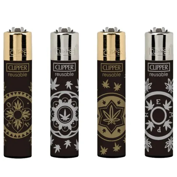 Clipper aansteker - Money Hemp (4 stuks)