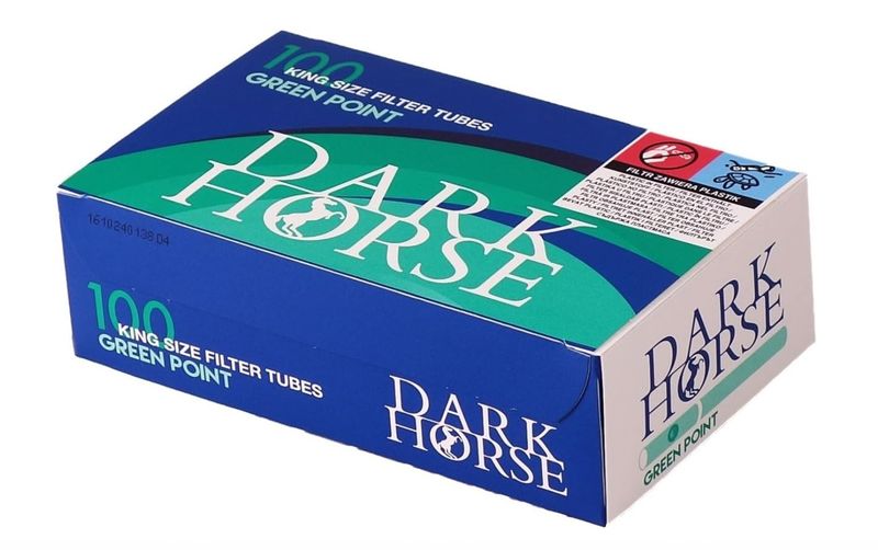 Dark horse menthol capsule hulzen (100 stuks) click!