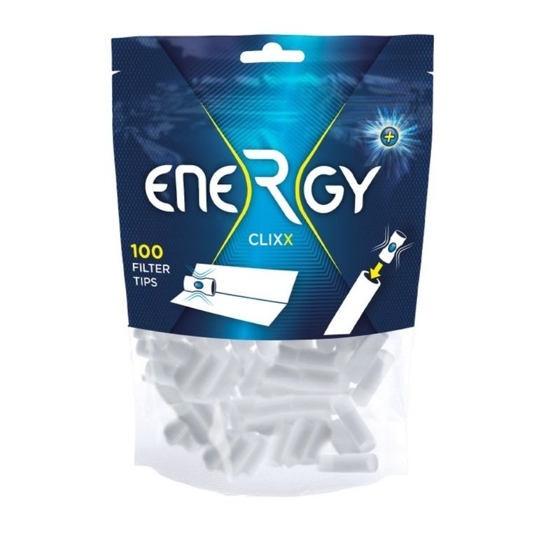 Energy+ clixx ice filter tips  zak 100 stuks