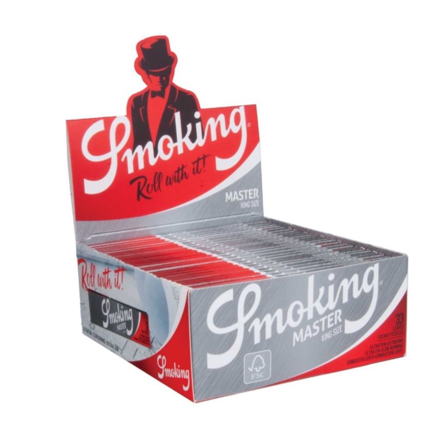 Smoking vloei Master King Size Extra Slim Display 50 stuks