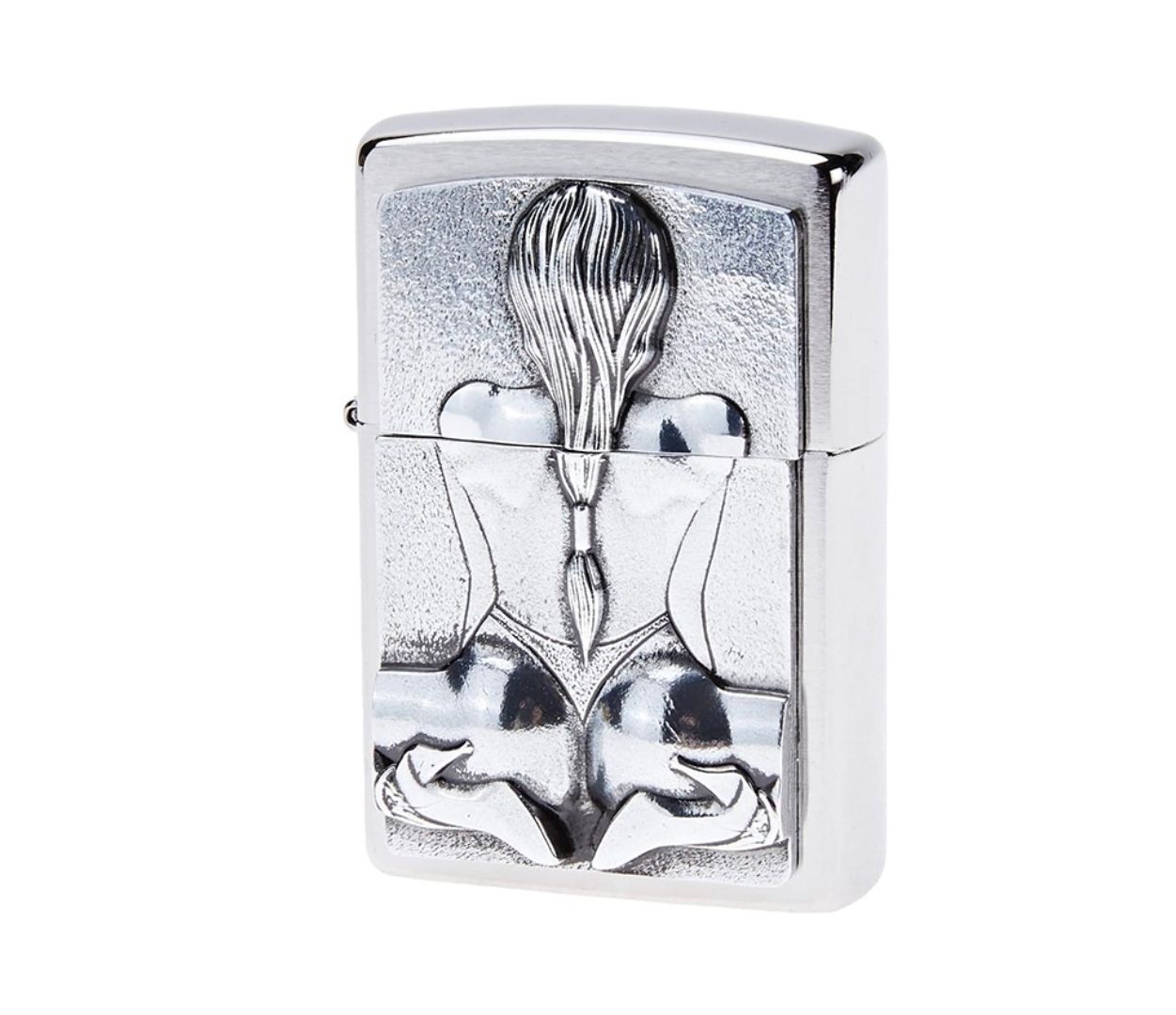ZIPPO PL 200 KNEELING GIRL EMBLEM