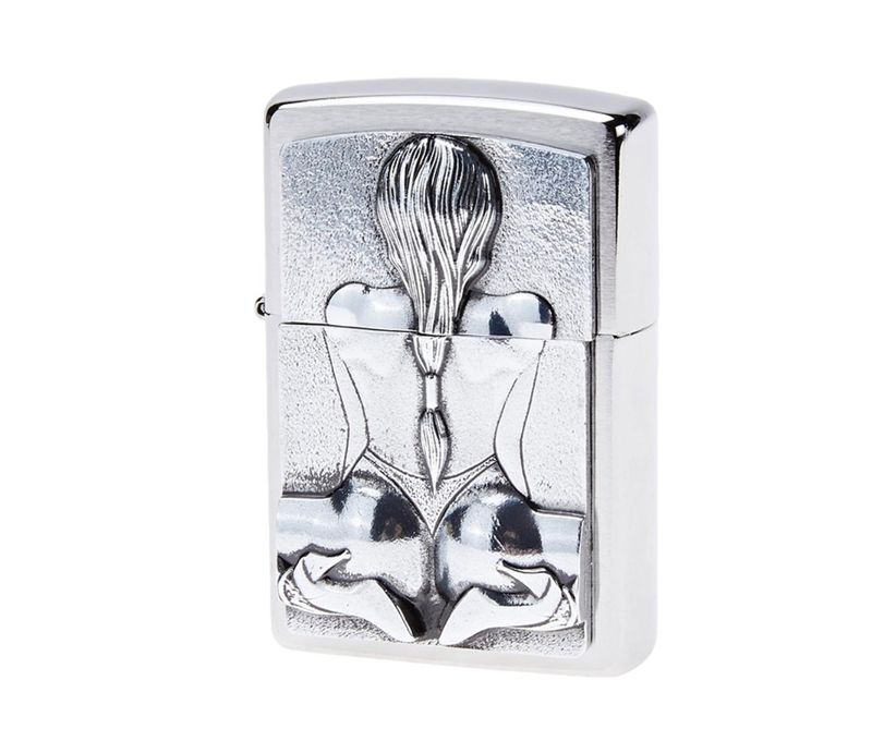 ZIPPO PL 200 KNEELING GIRL EMBLEM