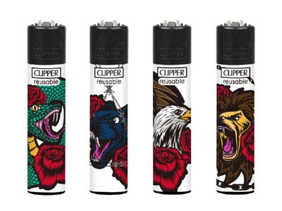 Clipper aansteker - jungle - CP11 (4 stuks)