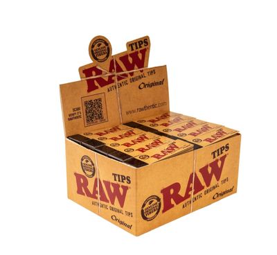 RAW TIPS 17mm 50 Tips/Booklet Display (50 stuks)