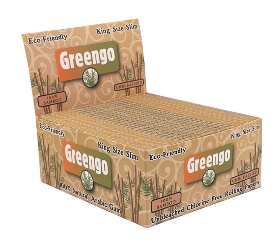 Greengo Bamboo King Size Slim Display 50 stuks
