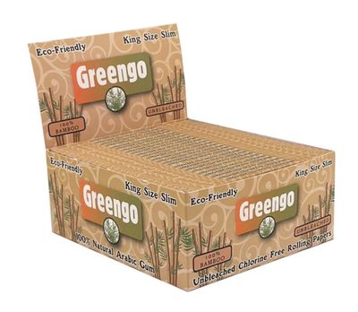Greengo Bamboo King Size Slim Display 50 stuks