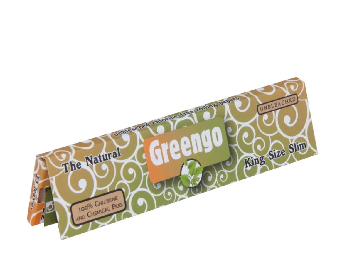 Greengo unbleached king size slim