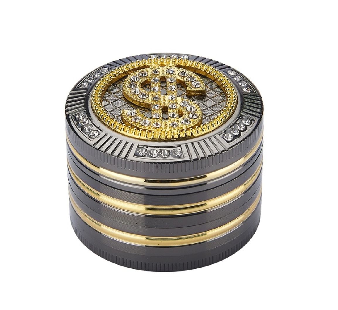 Grinder "Bling-Bling Dollar" 4 delig. Ø 50 mm)