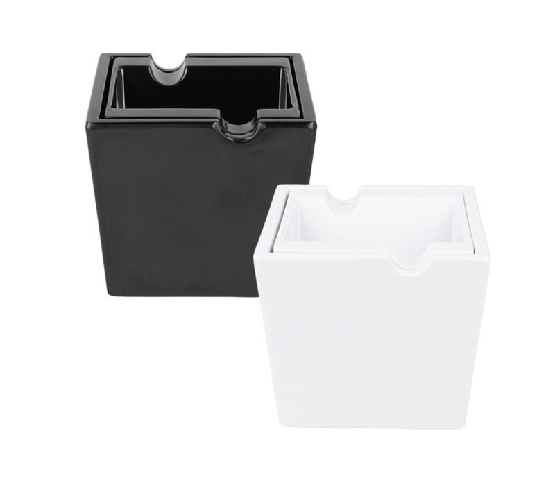 Dover asbak  Melamine Modern Zwart en Wit