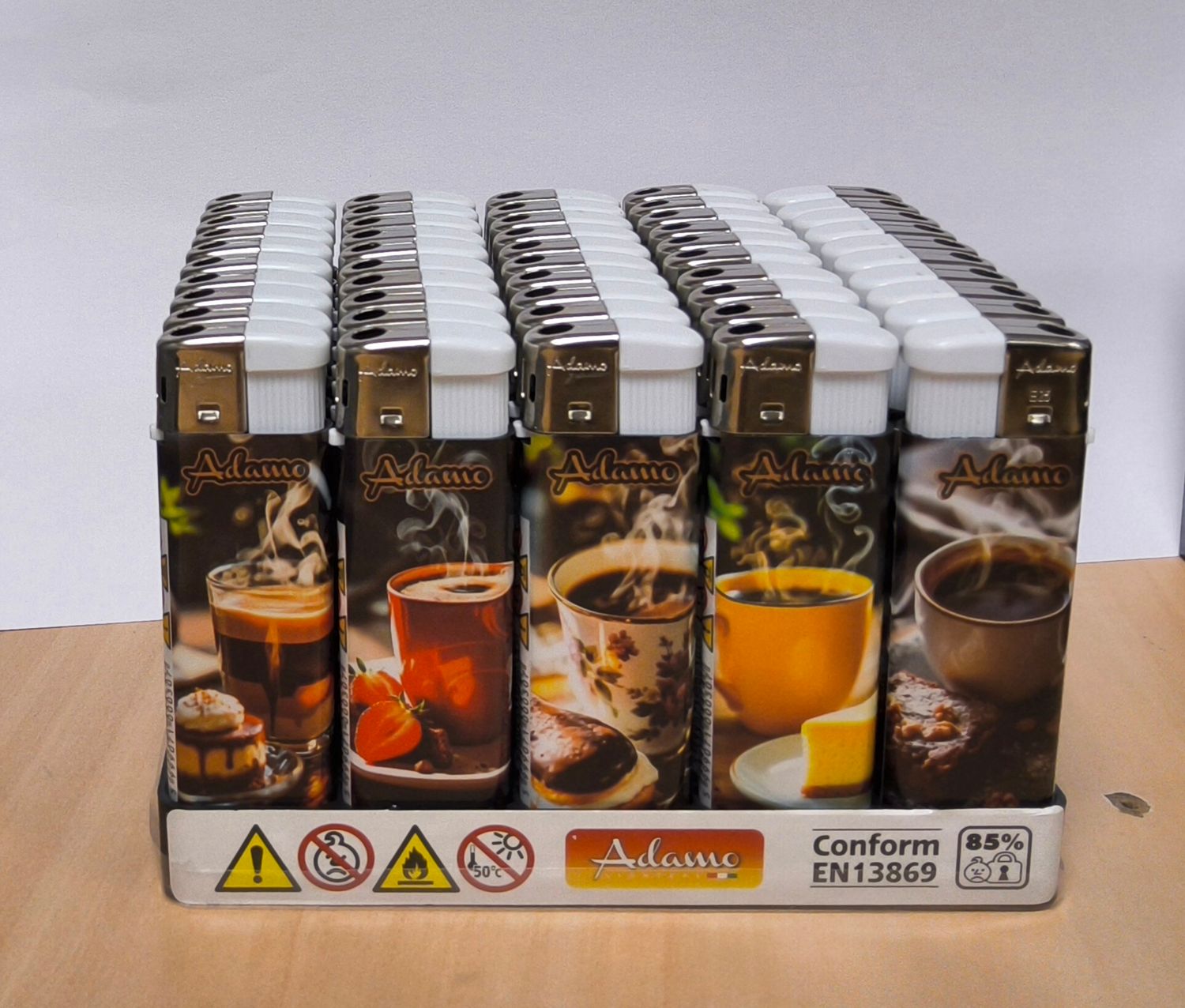 Aansteker wegwerp Koffie (5stuks)