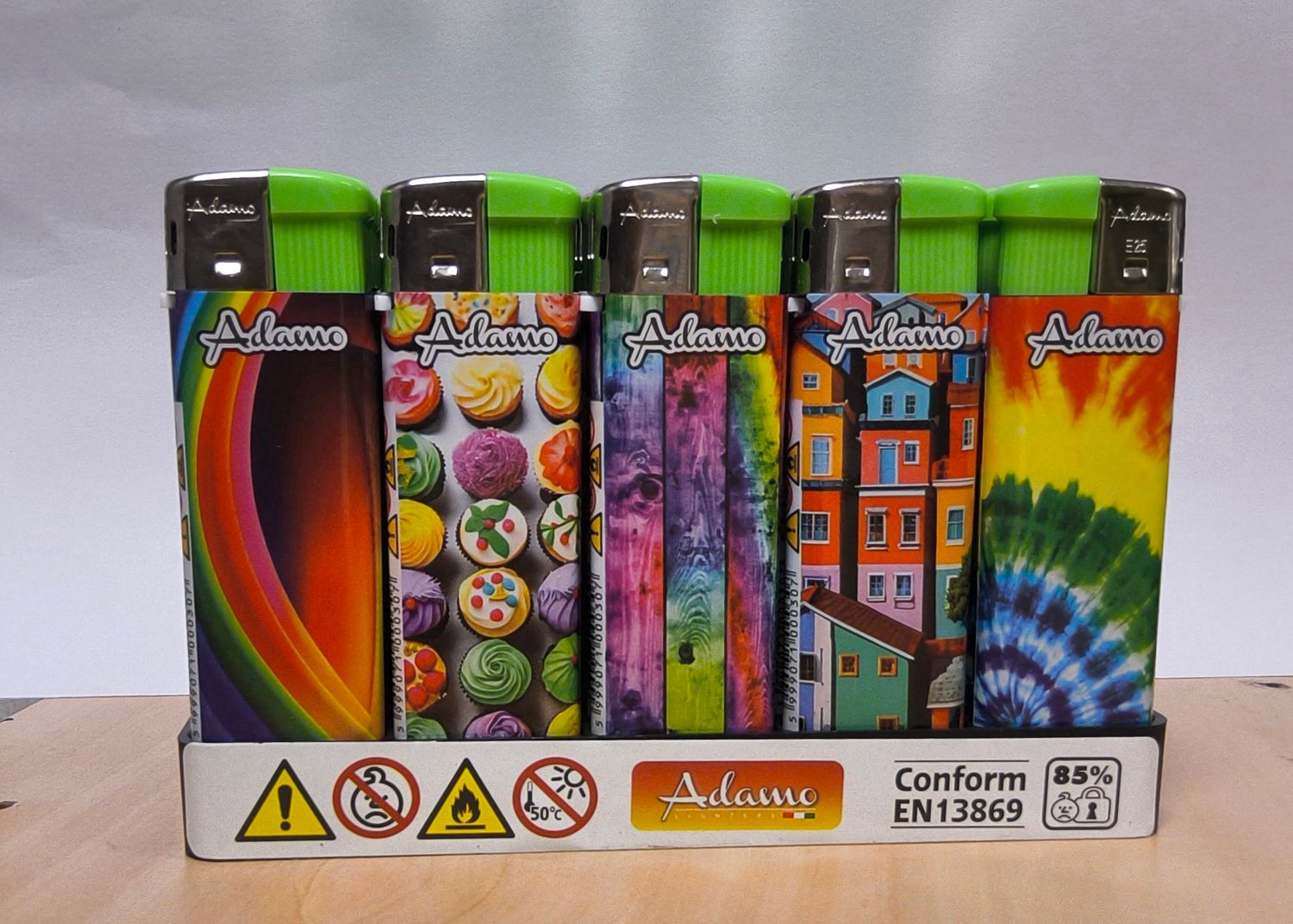 Aansteker wegwerp Color (5stuks)