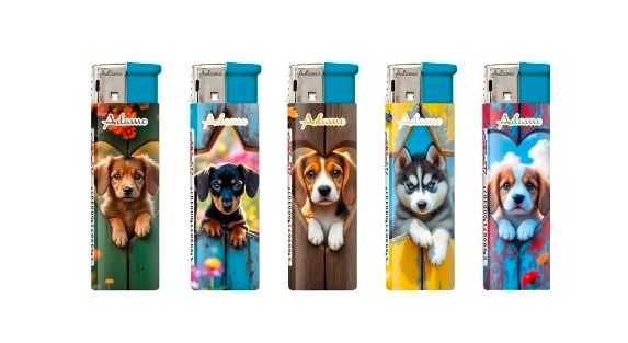Wegwerpaansteker Puppy (5stuks)