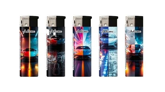 Wegwerp aansteker Sport car (5stuks)