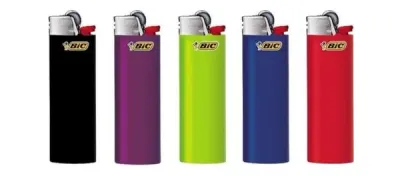 5x Bic Maxi aansteker assorti