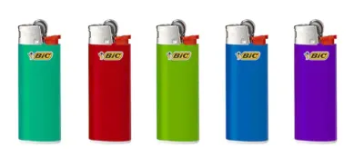 5x Bic Mini aansteker assorti