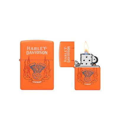 Zippo - Harley-Davidson Orange Matte