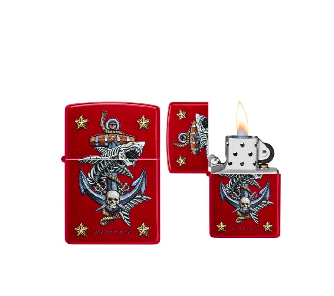 Zippo - Rick Rietveld Candy Apple Red