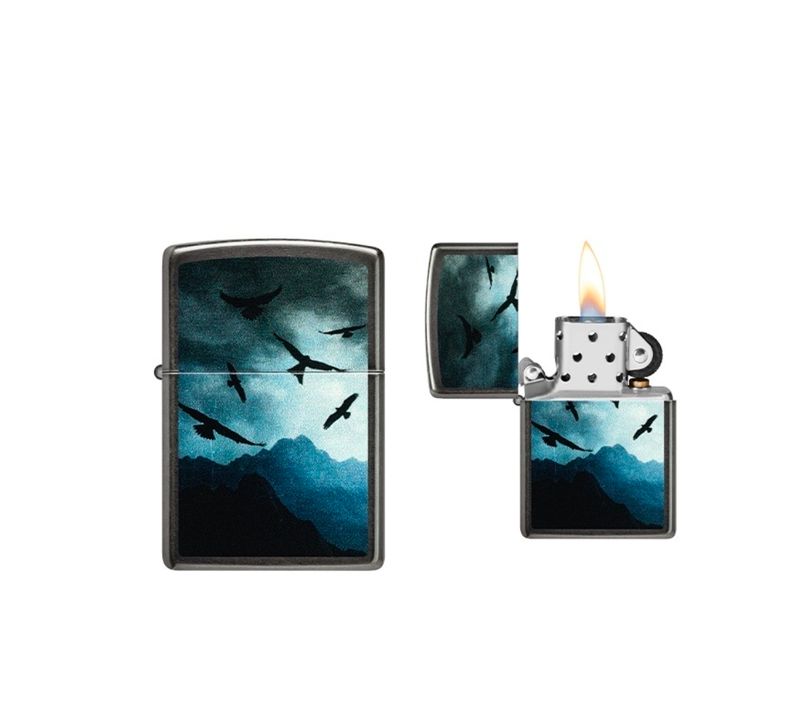 Zippo - Mountains and Hawks Design