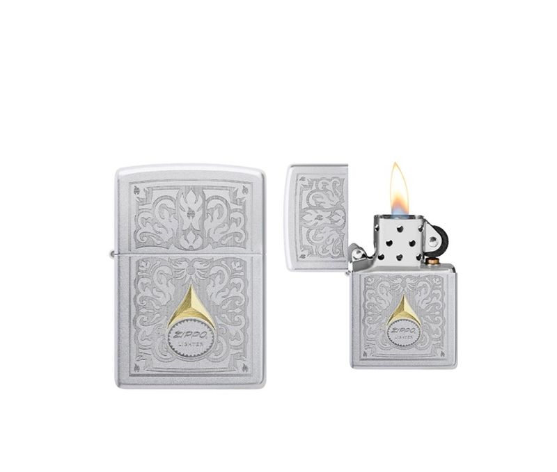 Zippo - Zippo Design Satin Chrome