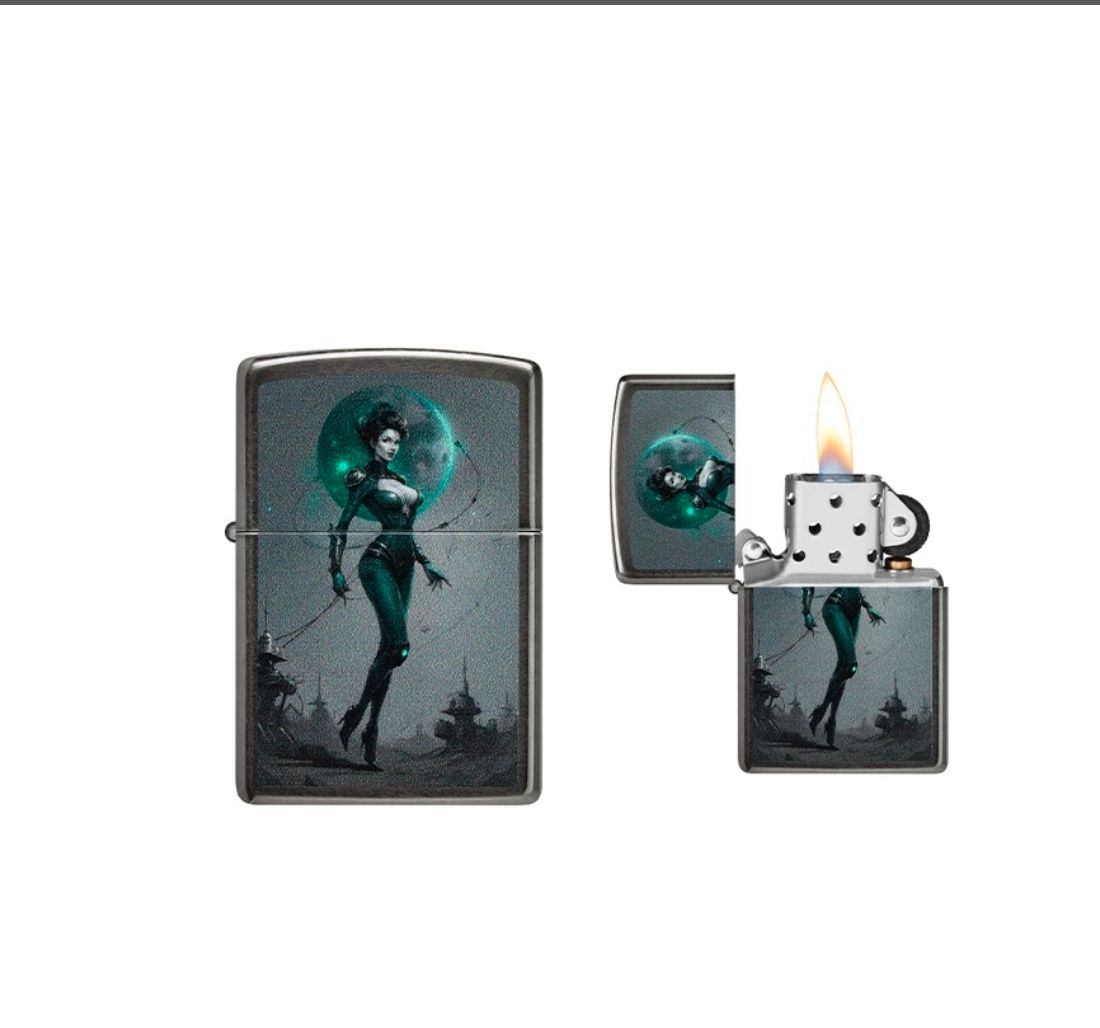 Zippo - Sci Fi Pinup Design