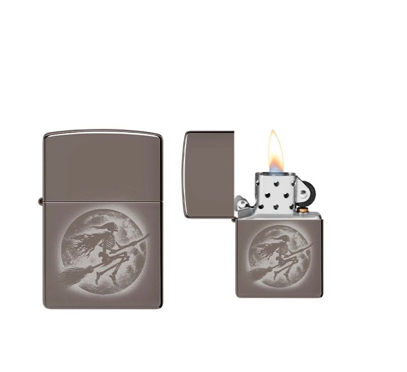 Zippo - Flying Skeleton Design