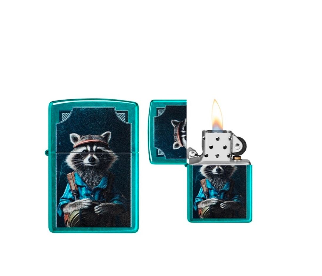 Zippo - Raccoon Hiker Design
