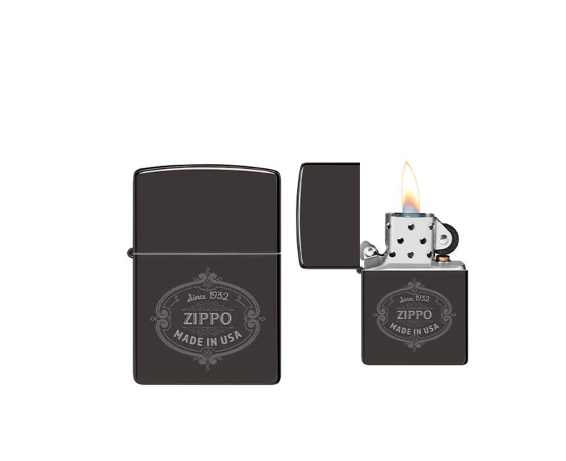 Zippo - Zippo Design High Polish Black