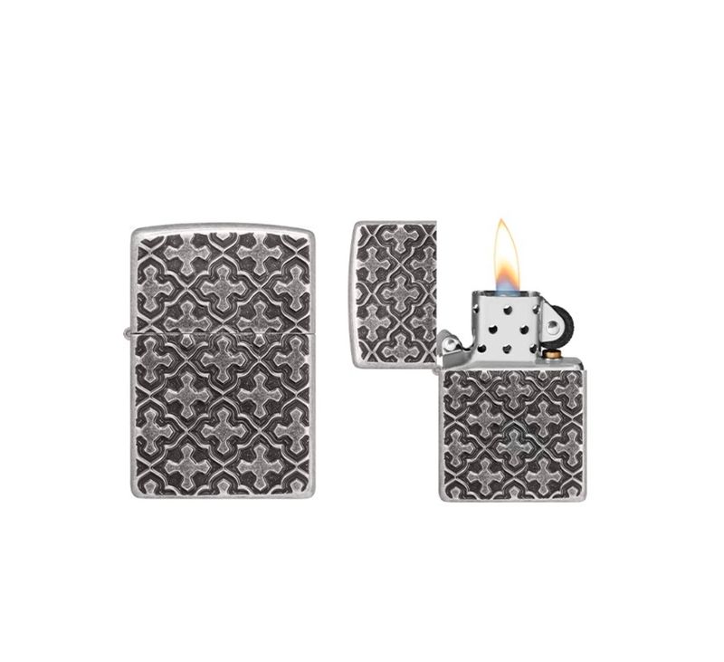 Zippo - Cross Pattern Design