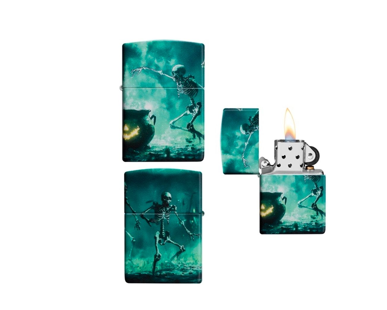 Zippo - Skeletons Dancing Design
