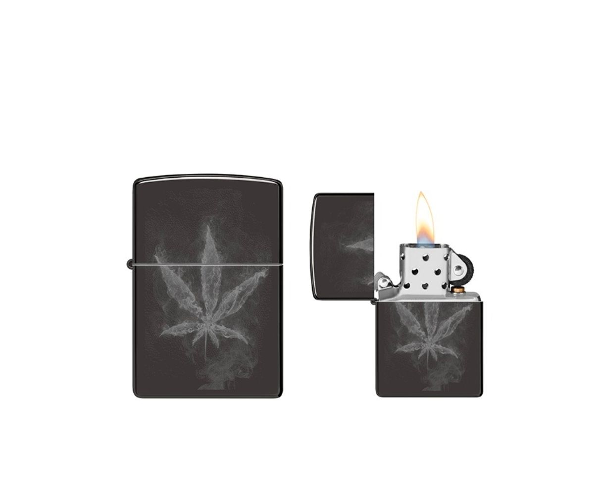 Zippo - Smokey Leaf Design