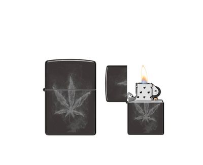 Zippo - Smokey Leaf Design